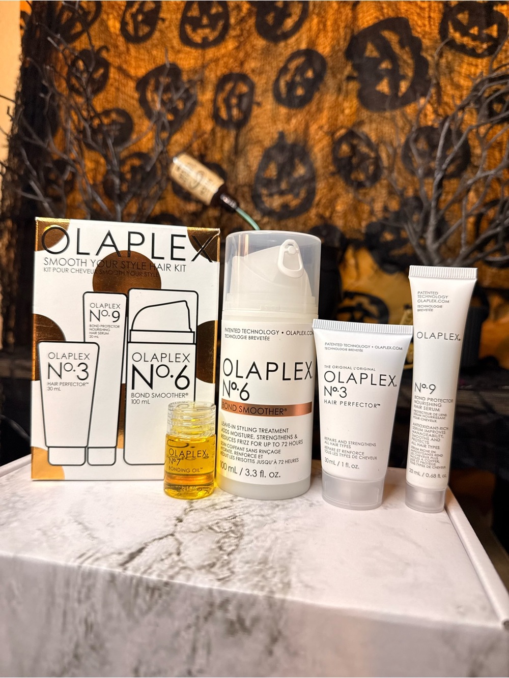 OLAPLEX White and Gold Women's Skincare Hair Repair Set